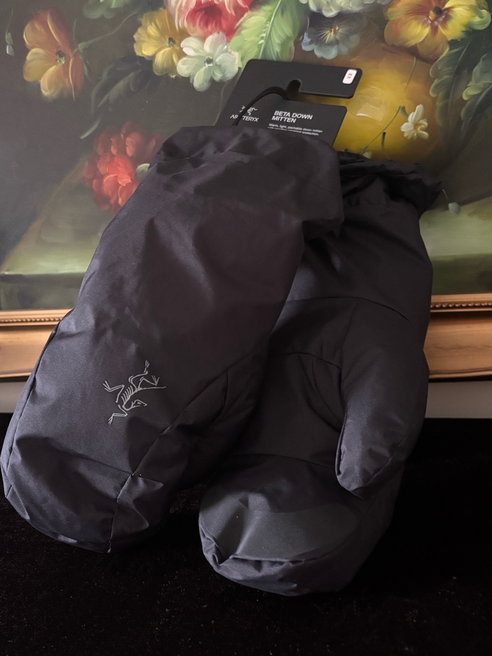 NET Arc’teryx Unisex Men Women BETA DOWN MITTEN Glove black size XS